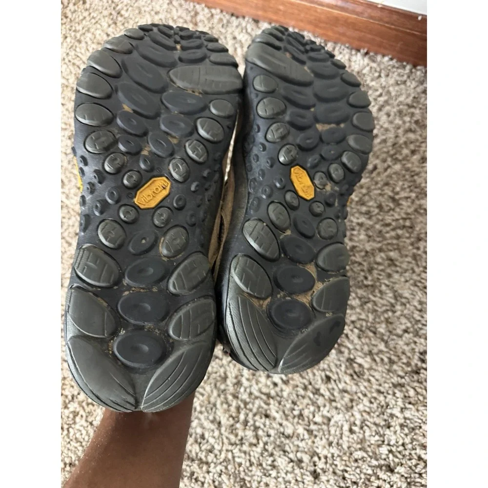 Merrell Brown Hiking Shoes Gore-Tex Continuum Vibram Sole Ortholite Men's size 9